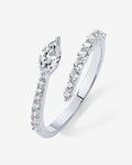 Marquise Crossover Ring