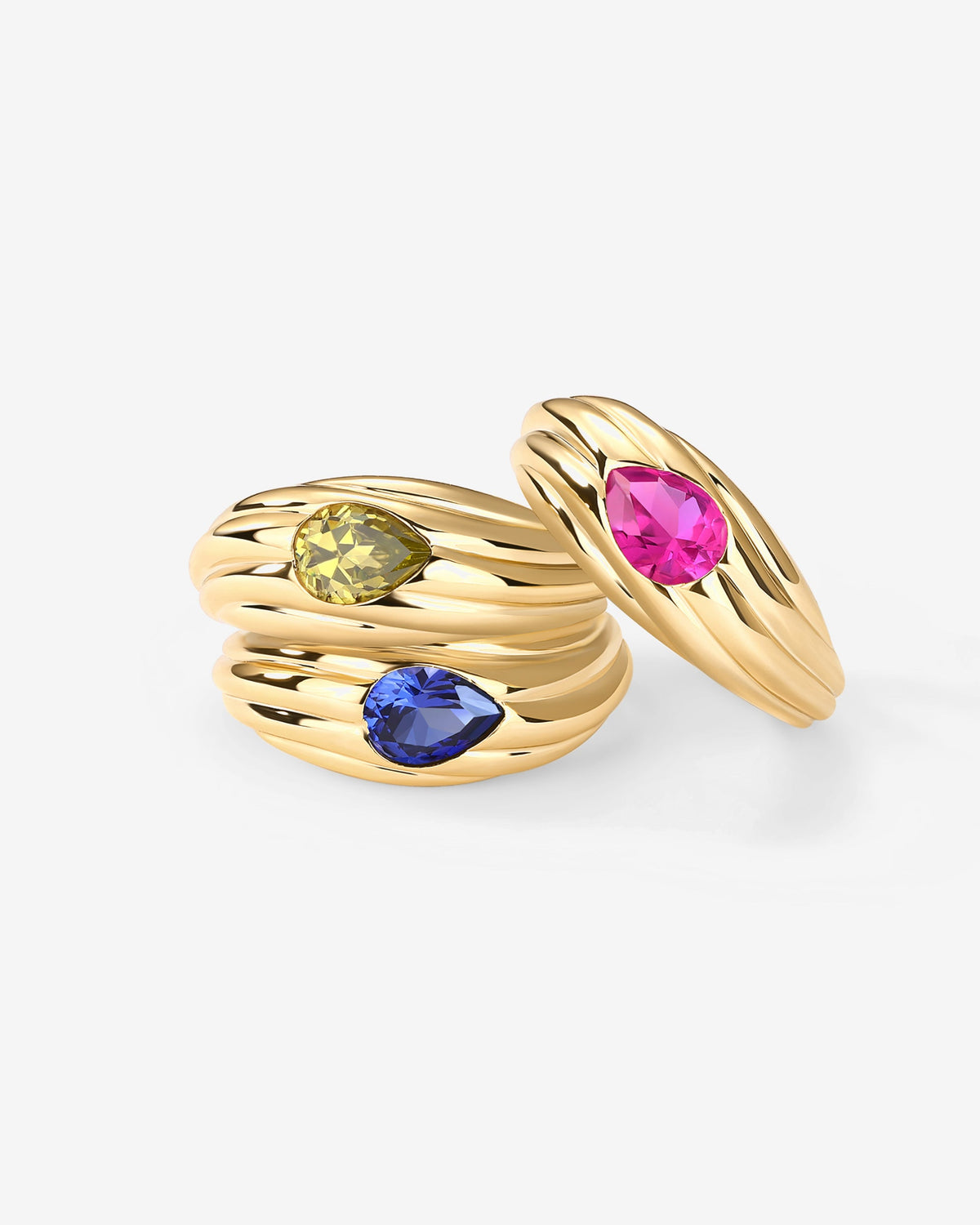 Multi Colored Chunky Ring