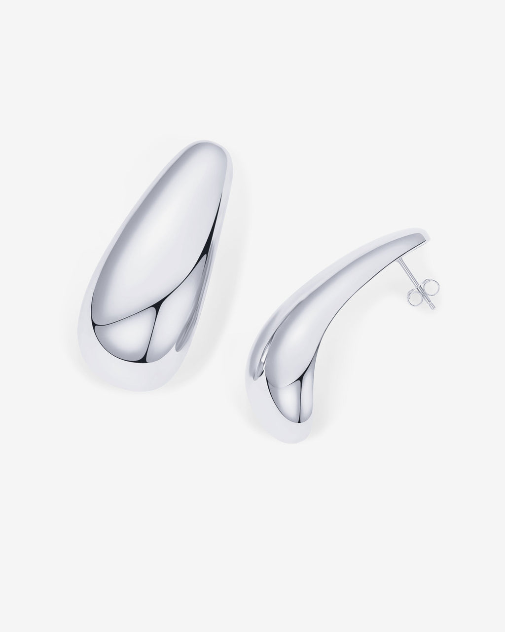 Teardrop Half Hoop Earrings