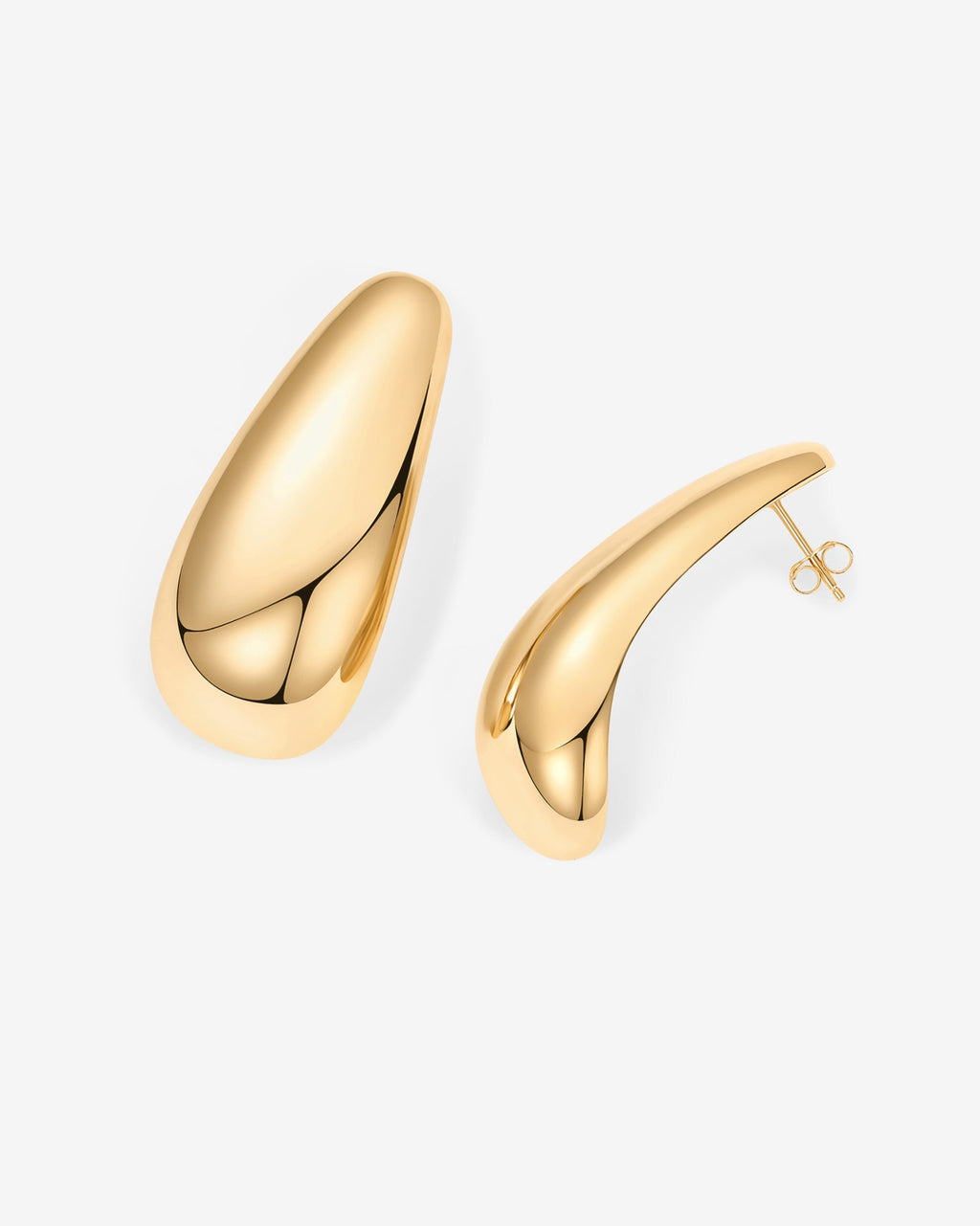 Teardrop Half Hoop Earrings