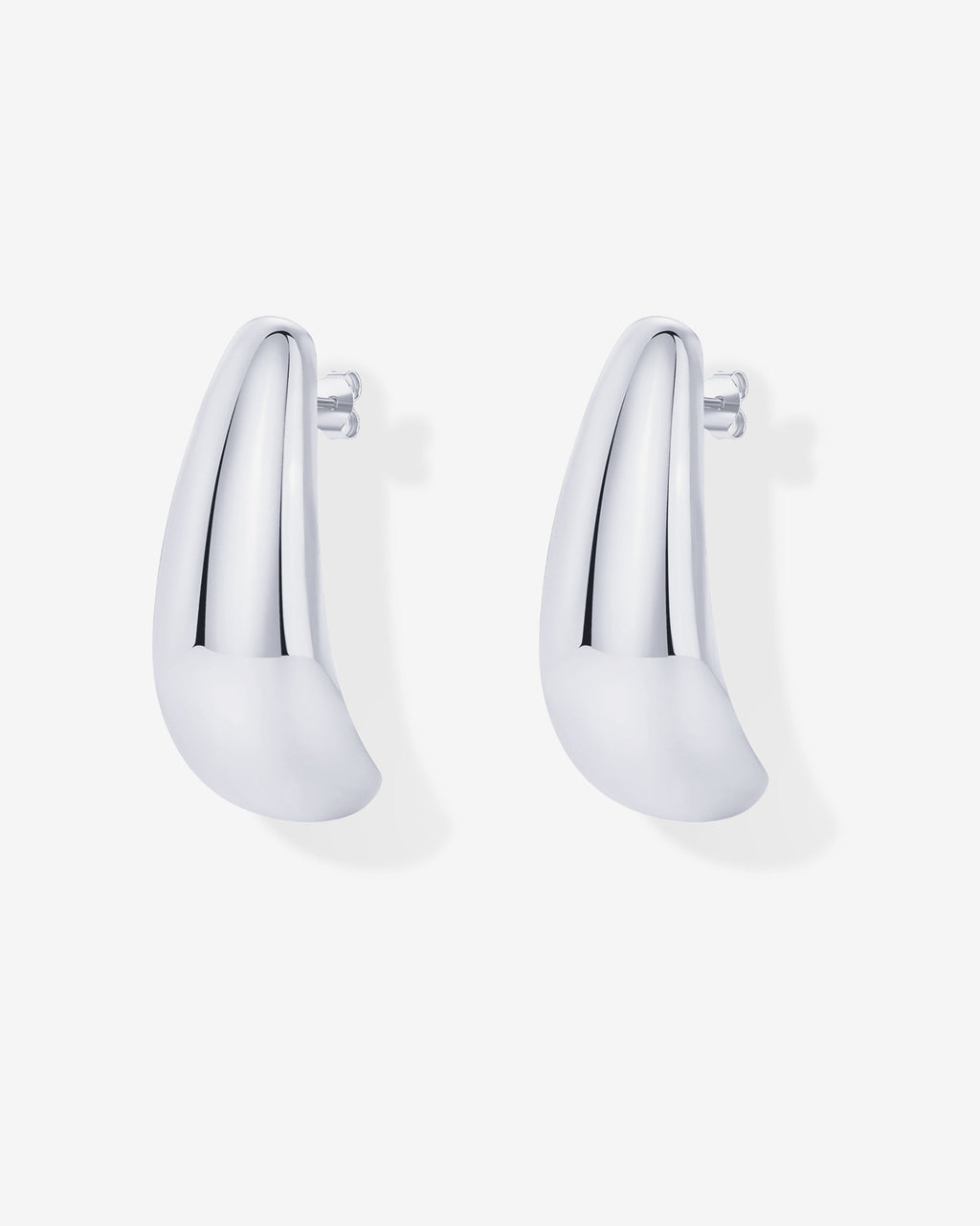Teardrop Half Hoop Earrings