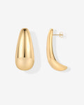Teardrop Half Hoop Earrings