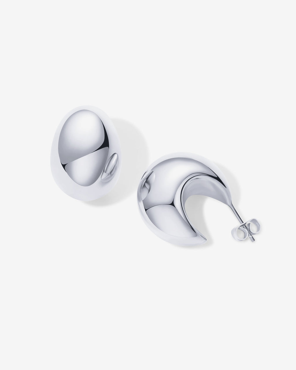 Chunky Dome Hoop Earrings