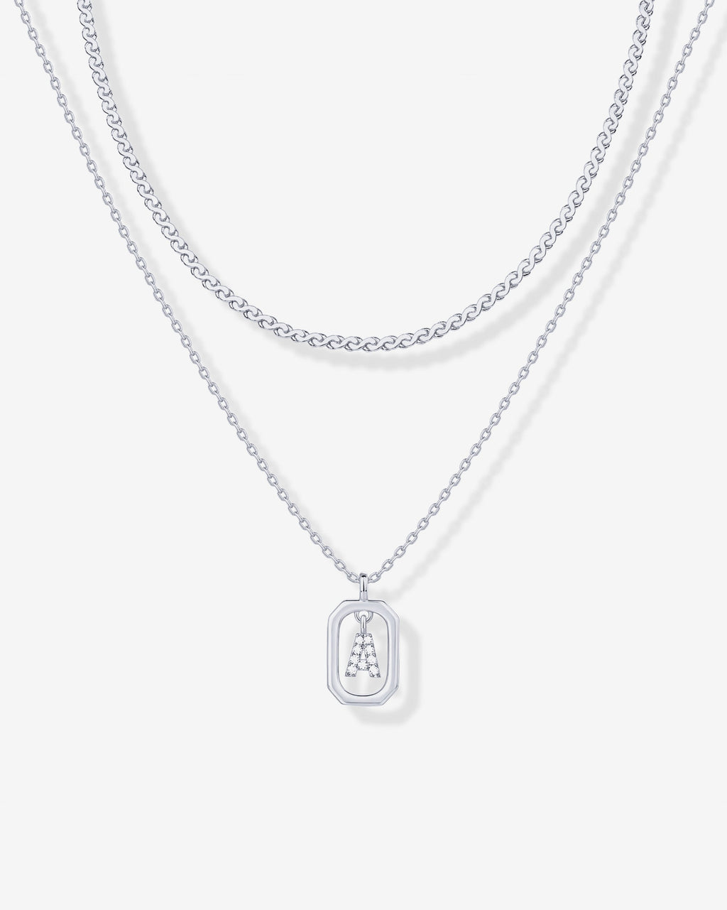 Singapore Initial Layering Necklace
