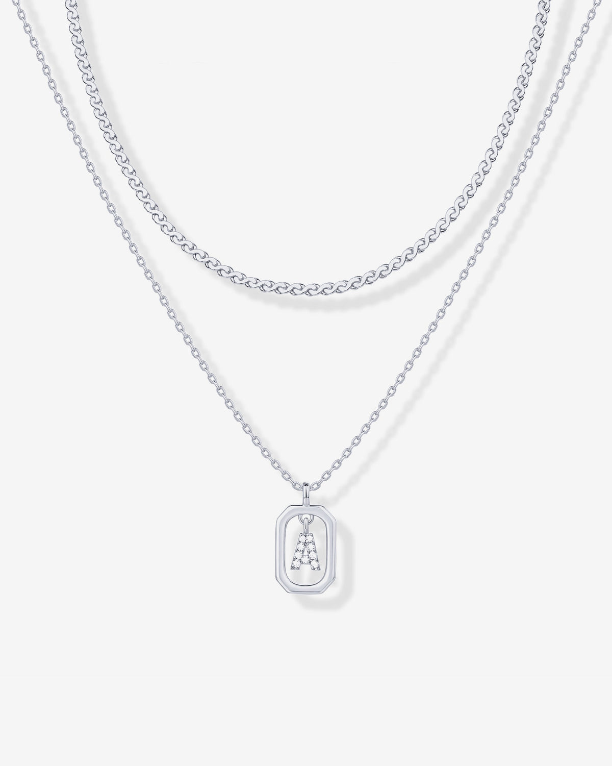 Singapore Initial Layering Necklace