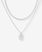 Singapore Initial Layering Necklace