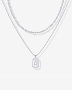 Singapore Initial Layering Necklace