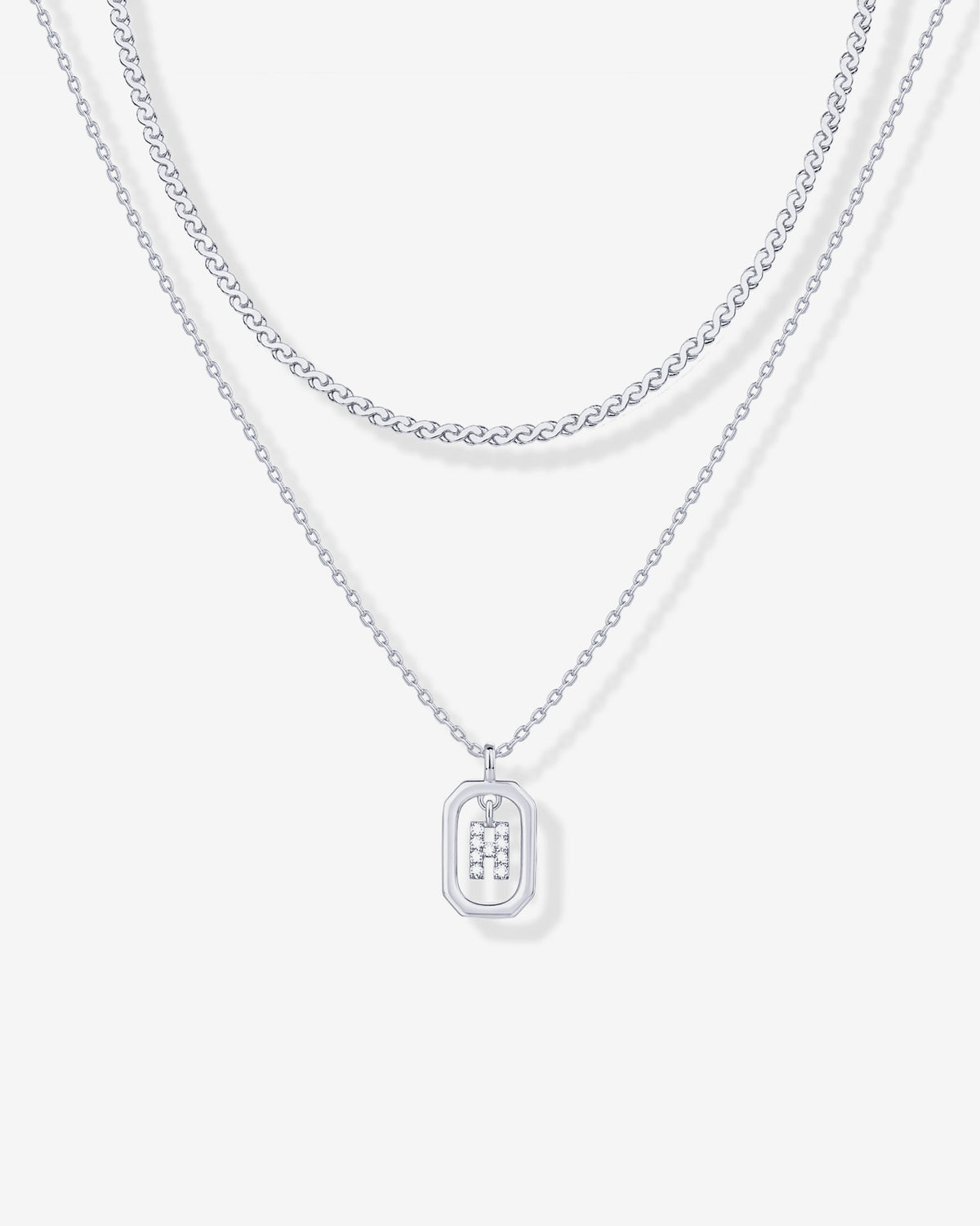 Singapore Initial Layering Necklace