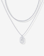 Singapore Initial Layering Necklace