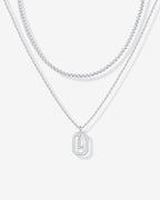 Singapore Initial Layering Necklace