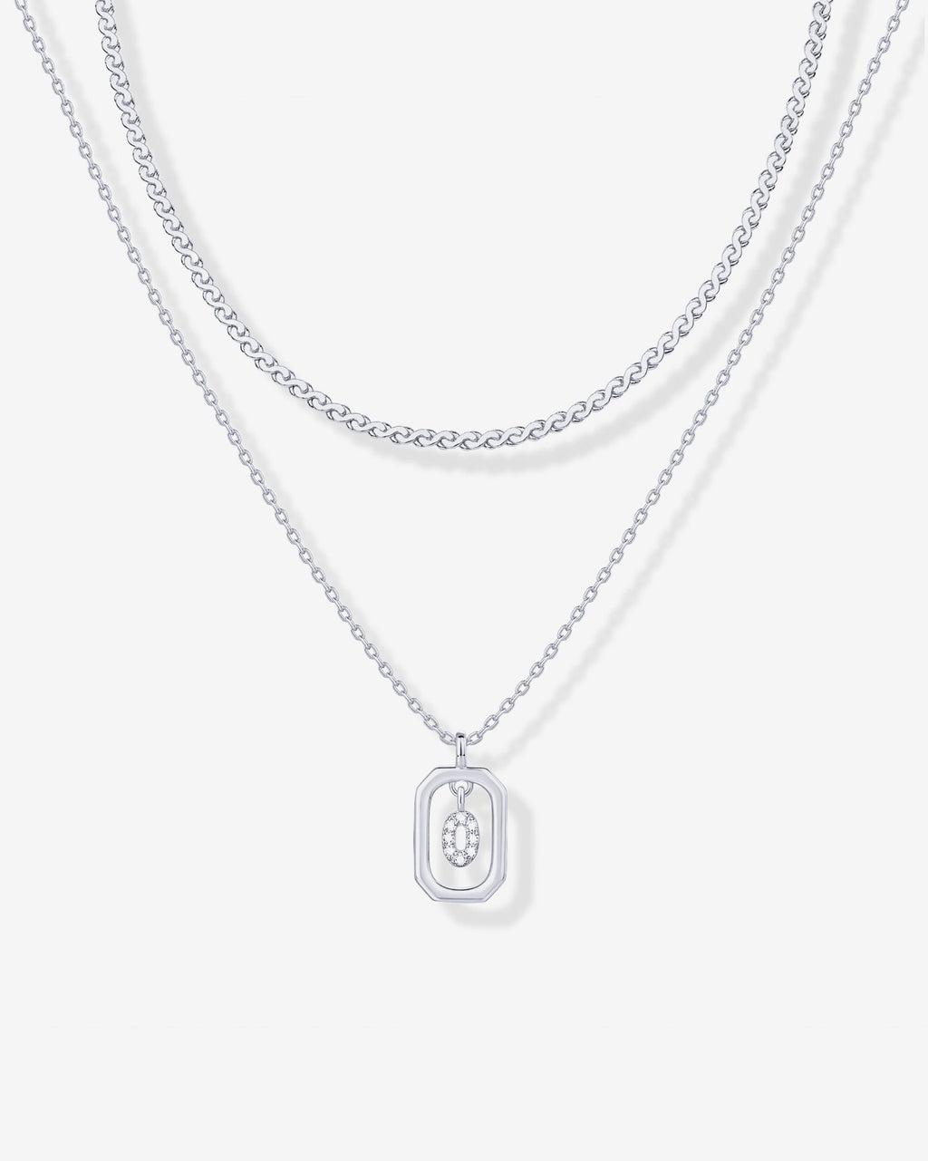 Singapore Initial Layering Necklace