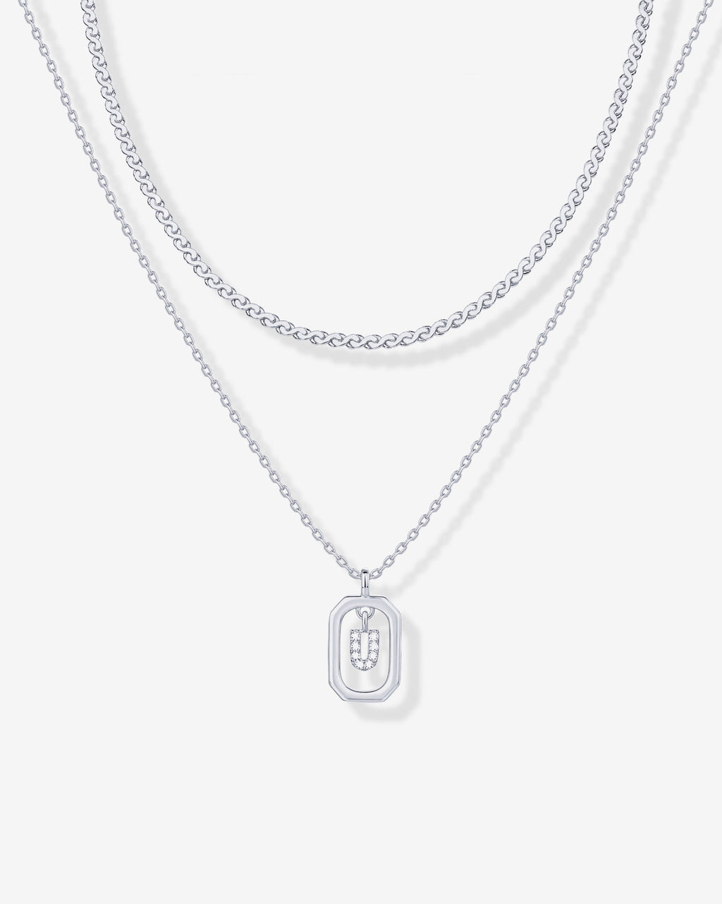 Singapore Initial Layering Necklace