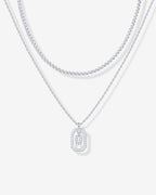 Singapore Initial Layering Necklace