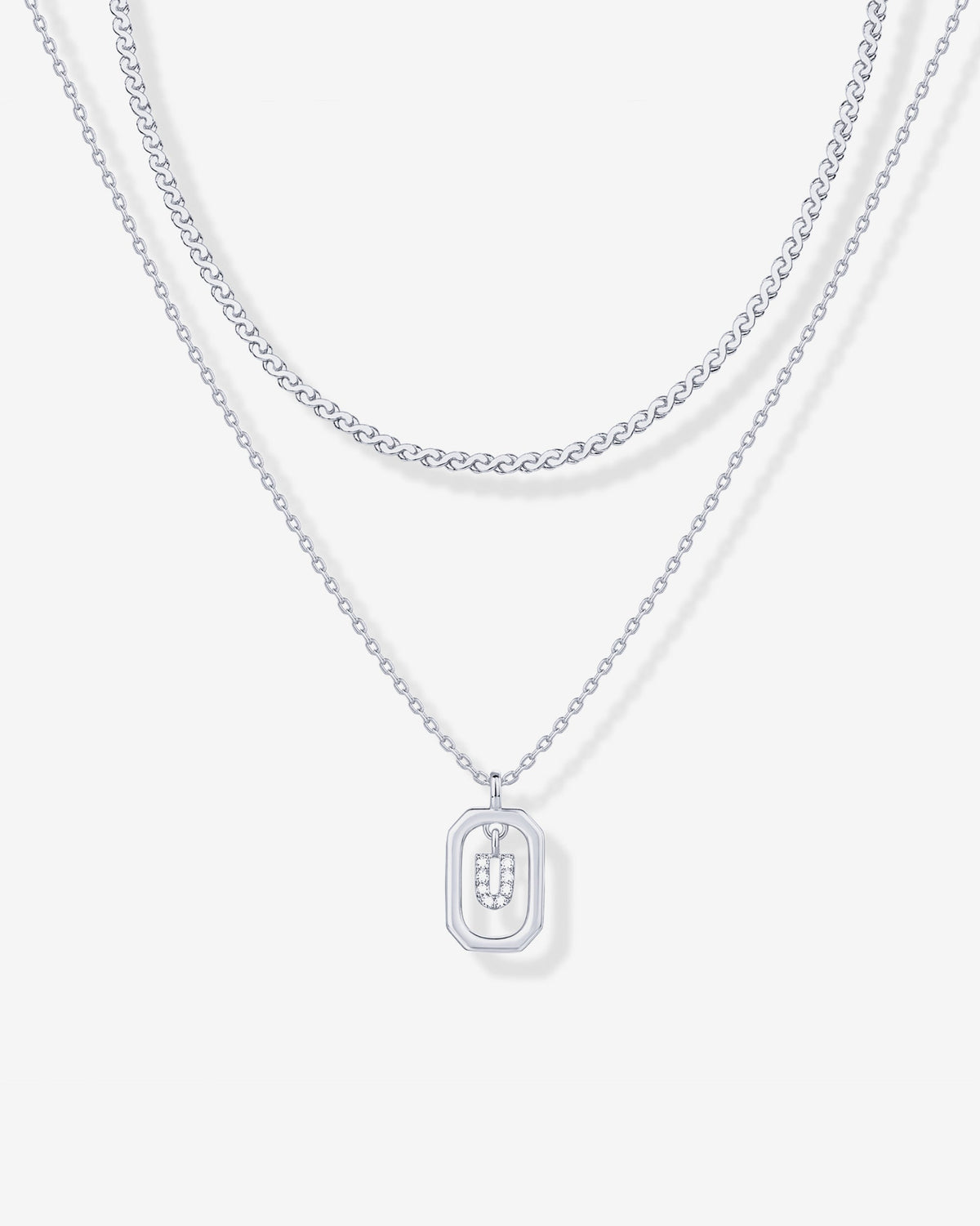 Singapore Initial Layering Necklace