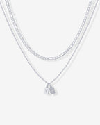 Double Initial Tag Necklace