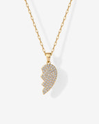 Heart Pendant Necklace Set