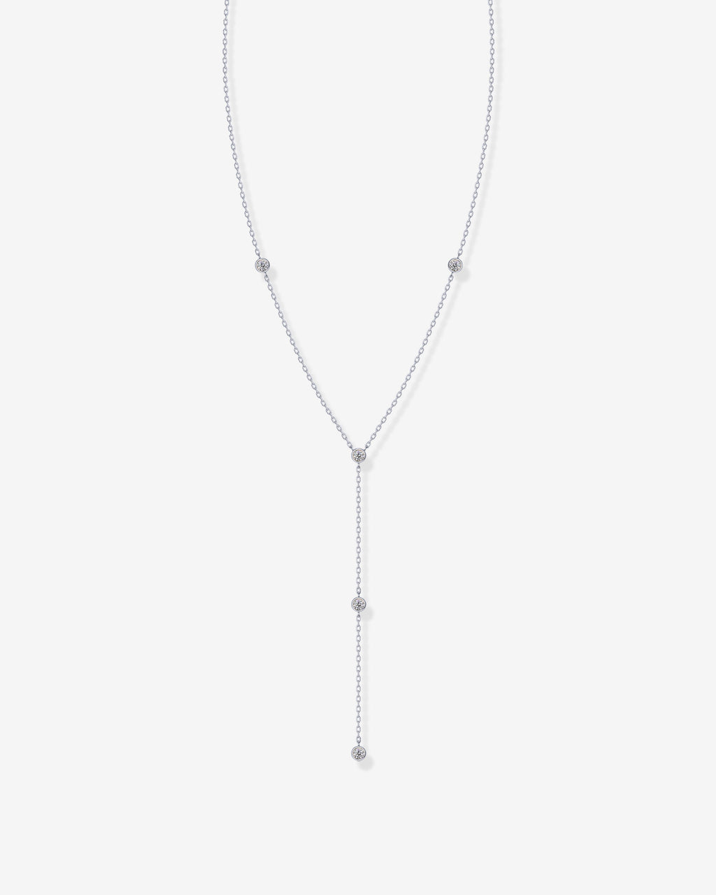 Lariat Station Necklace