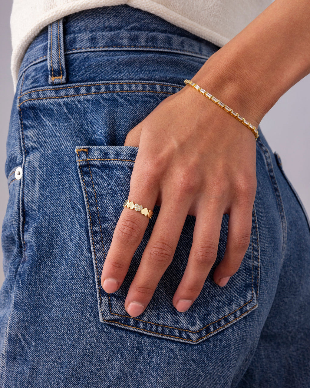 Heart Stackable Ring