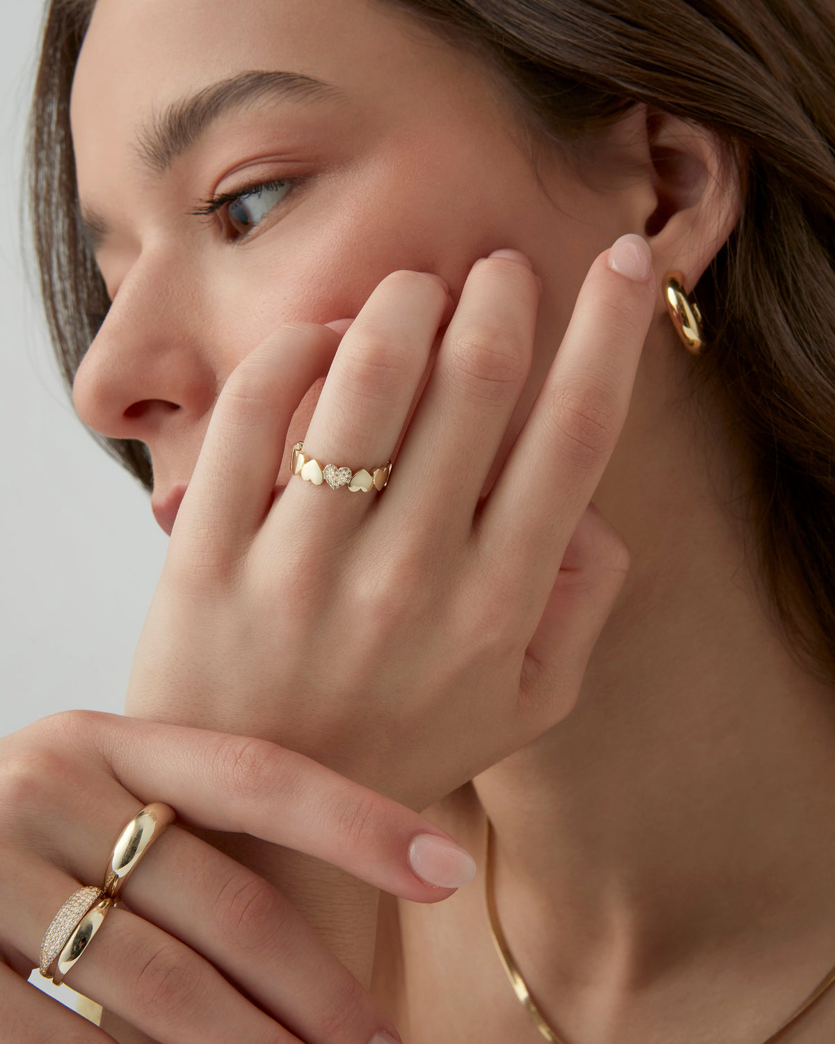Heart Stackable Ring