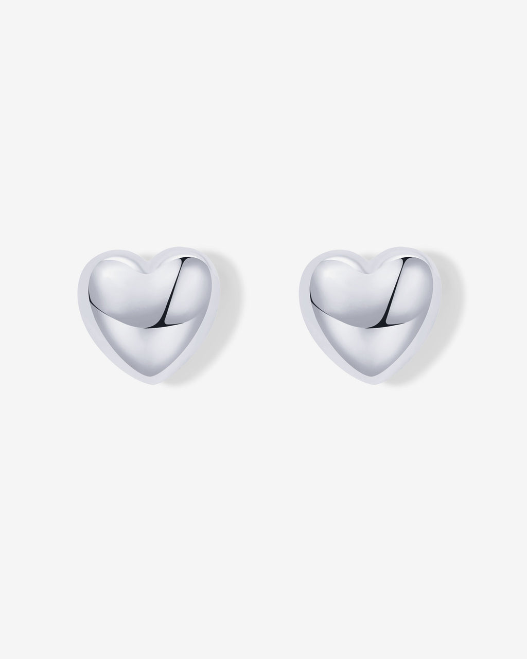 Oversized Heart Stud