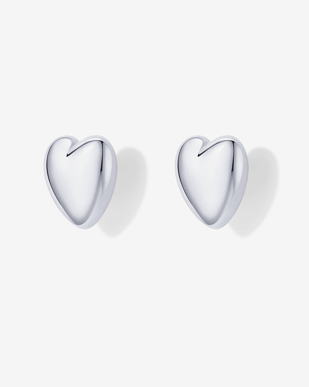 Oversized Heart Stud