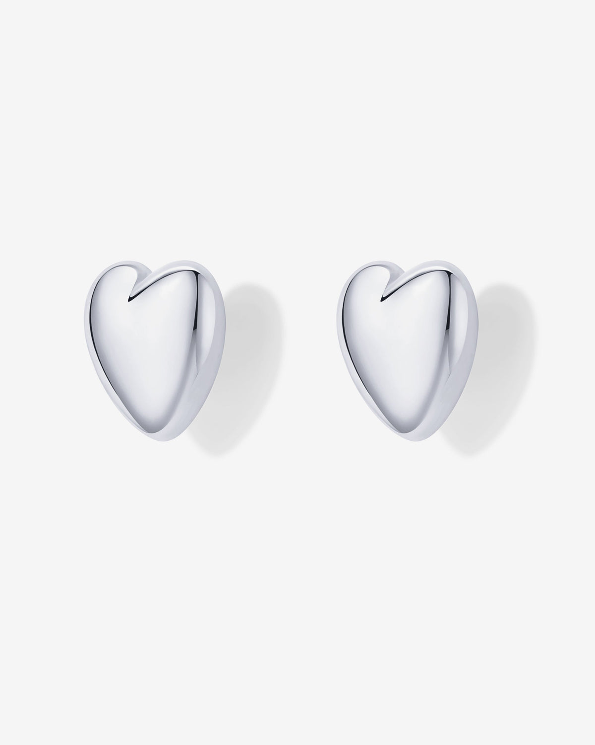 Oversized Heart Stud