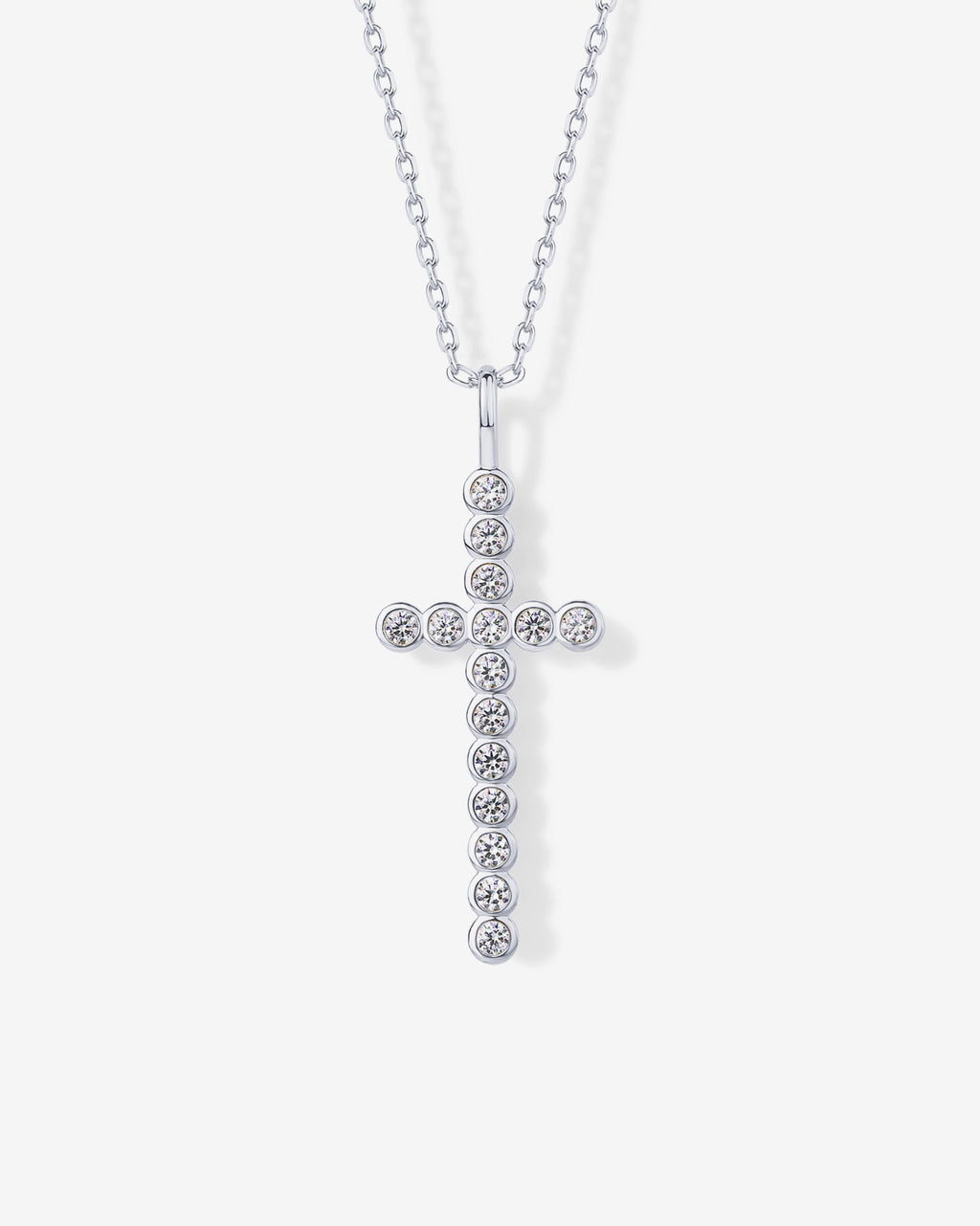 Cross Bezel Pendant