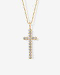 Cross Bezel Pendant