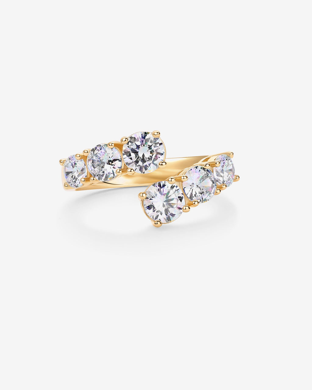 Nut Crossover Chunky Ring