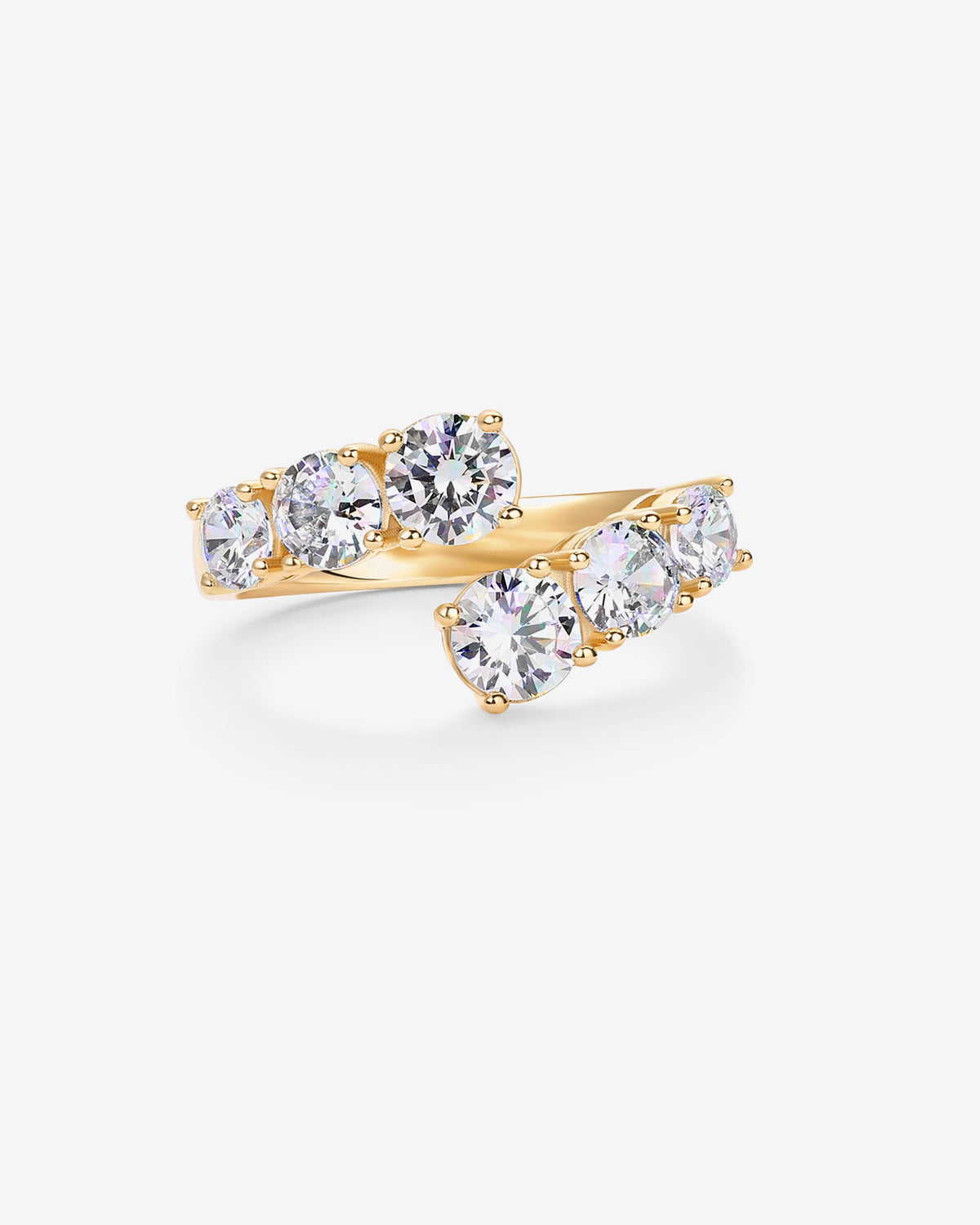 Nut Crossover Chunky Ring