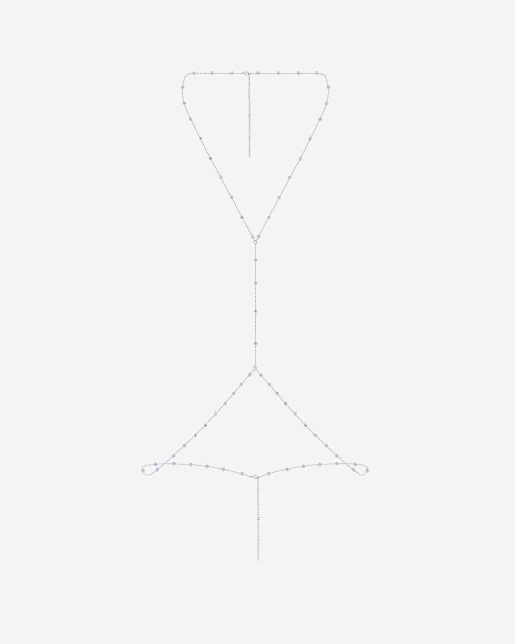 Beaded Layered Body Chain