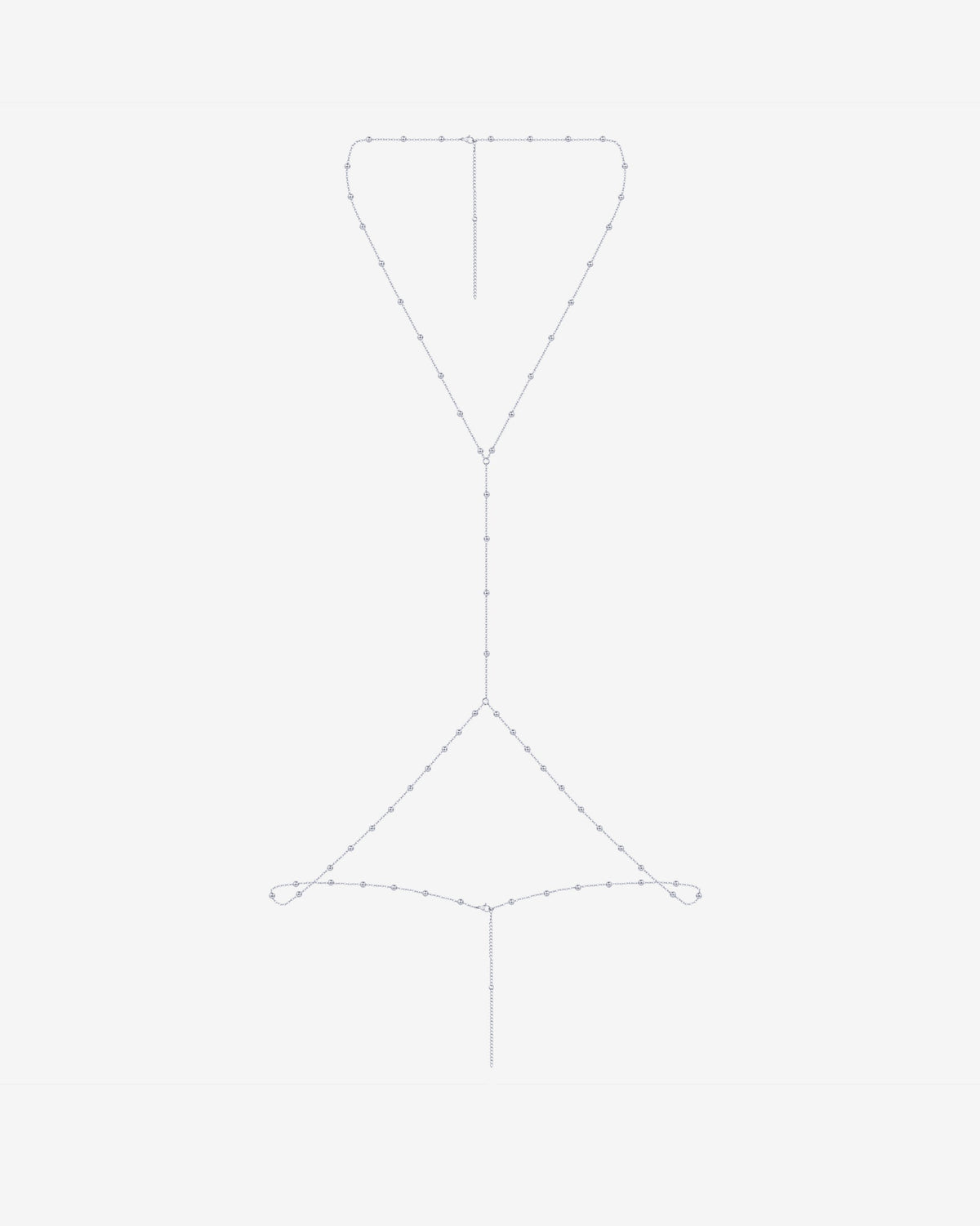 Beaded Layered Body Chain