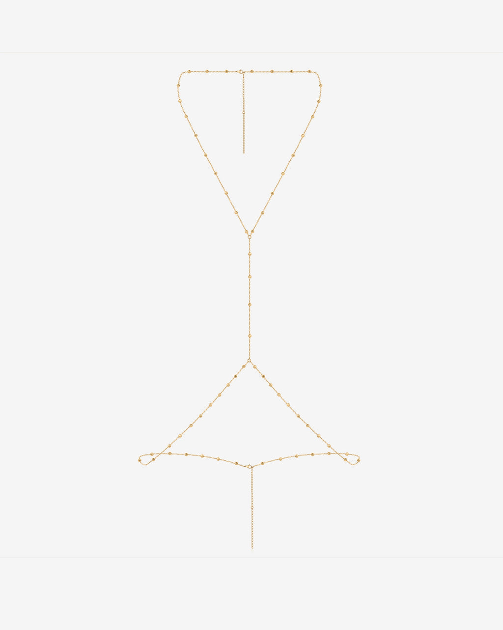 Beaded Layered Body Chain