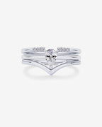 Dahlia Stackable 3-Pack Ring Set