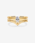 Dahlia Stackable 3-Pack Ring Set