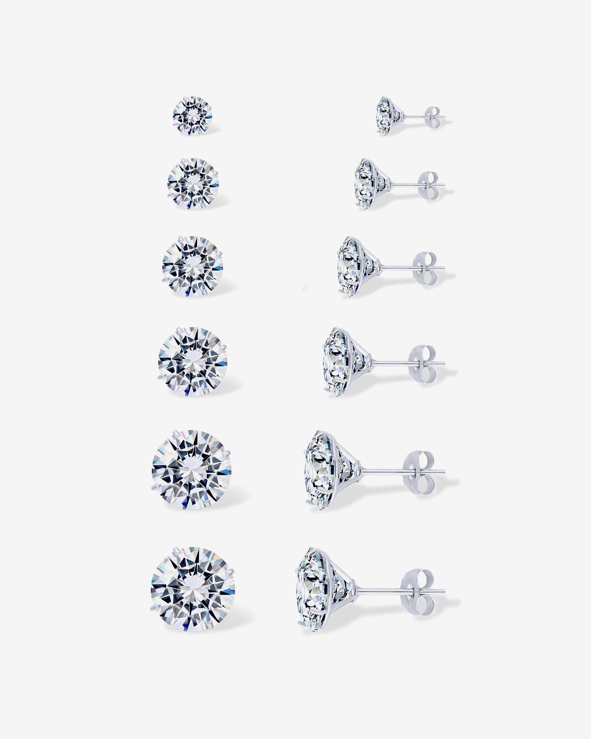Moissanite Studs