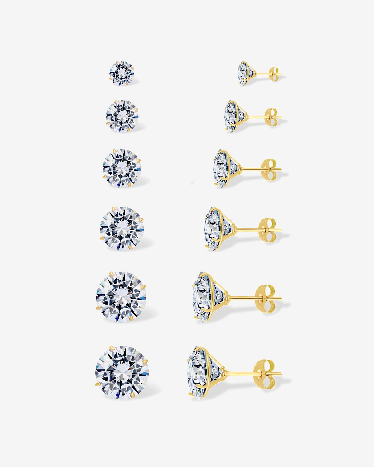 Moissanite Studs