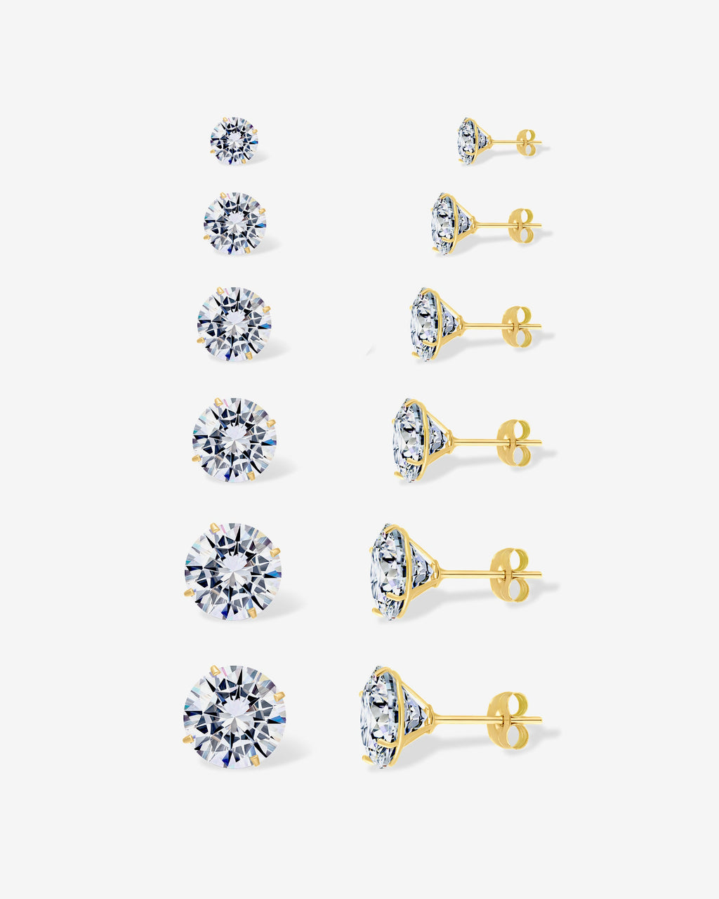 Moissanite Studs