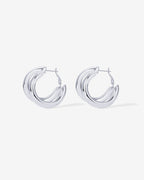 Chunky Double Hoops