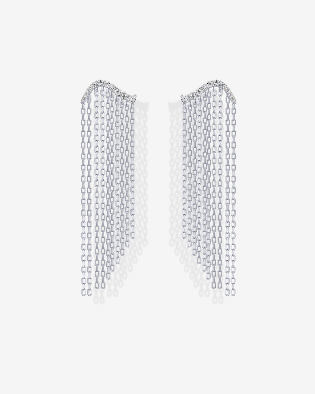 Chain Crawler Dangle Earrings