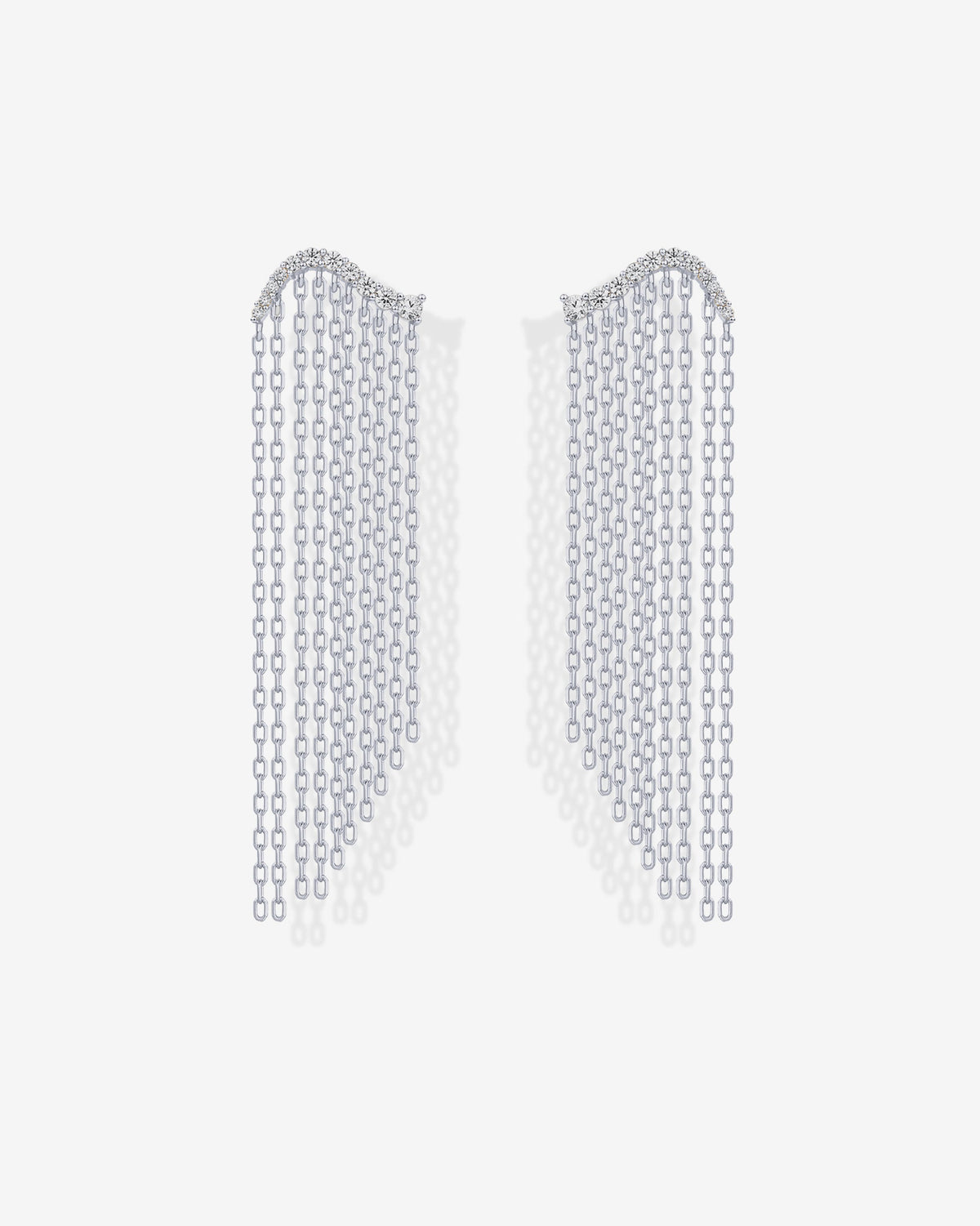 Chain Crawler Dangle Earrings