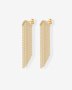Chain Crawler Dangle Earrings