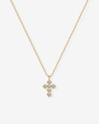 Cross Necklace and Earring Set