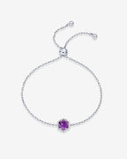 Gemstone Hexagon Bracelet