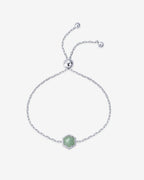 Gemstone Hexagon Bracelet