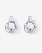 Chunky Dangle Door Knocker Earrings