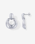 Chunky Door Knocker Dangle Earrings