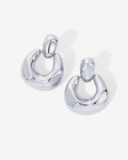 Chunky Dangle Door Knocker Earrings