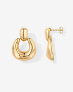 Chunky Door Knocker Dangle Earrings