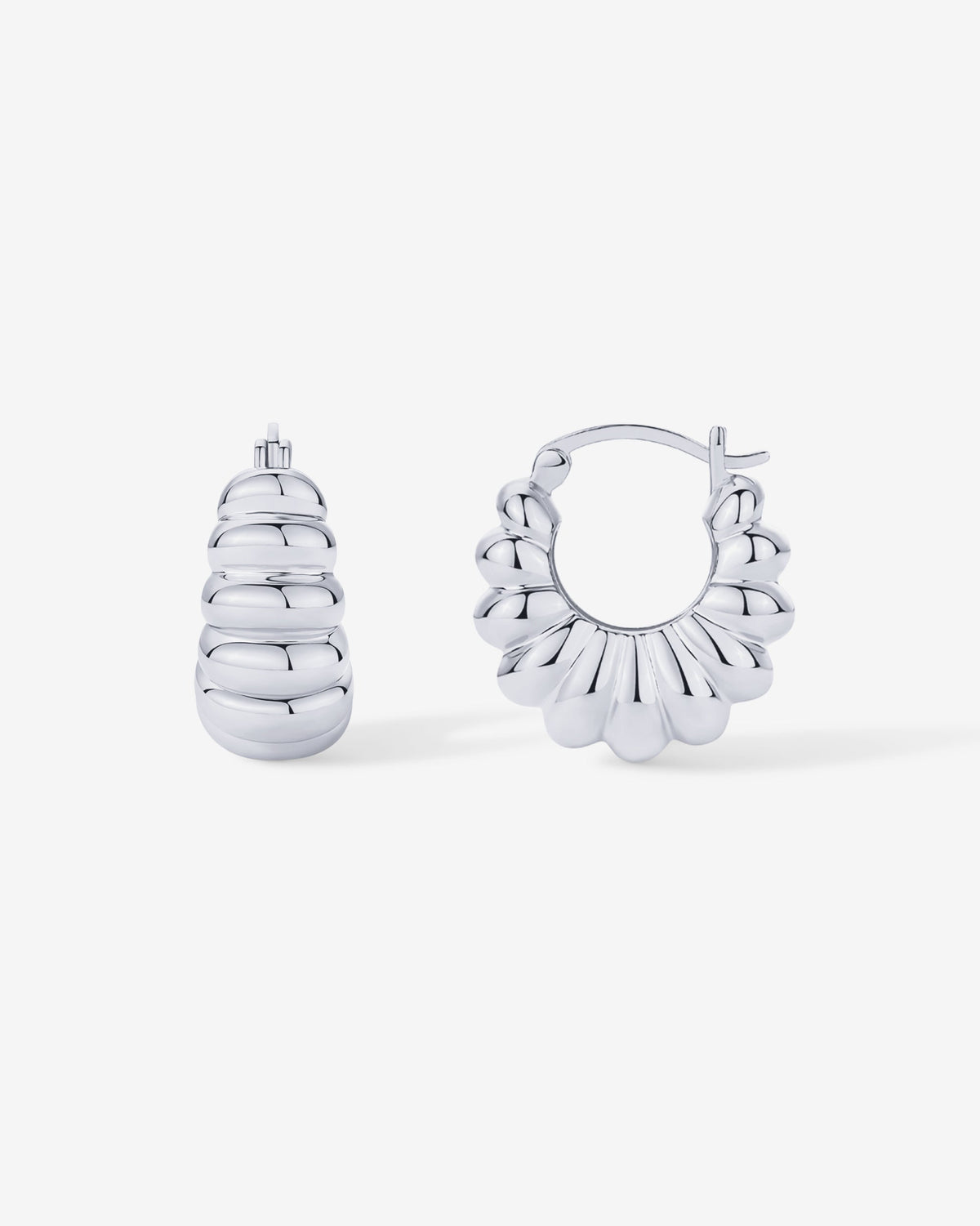 Chunky Ribbed Retro Hoops